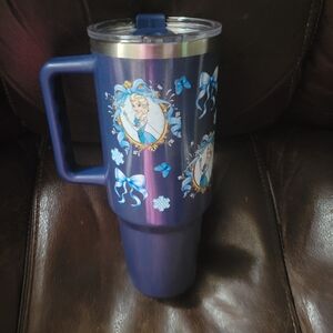 Sparkly 40oz Frozen Stainless Insulated Tumbler. Tumbler Is New and Never Used.